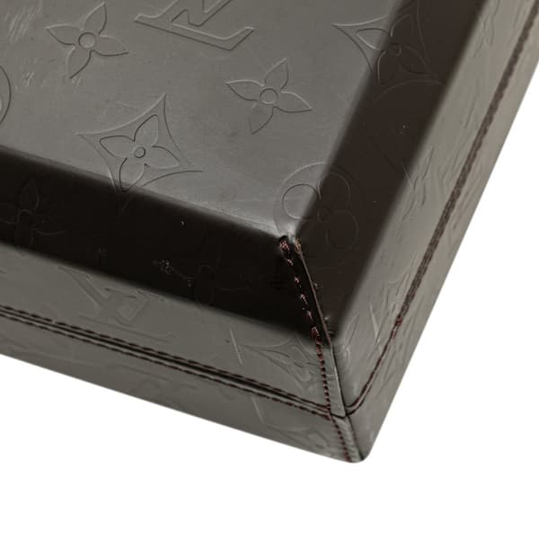 Pre-owned Louis Vuitton Monogram Glace Fonzie Brown