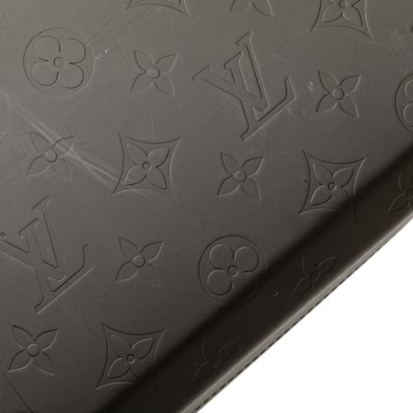 Pre-owned Louis Vuitton Monogram Glace Fonzie Brown