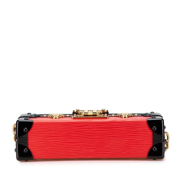 Pre-owned Louis Vuitton Epi Petit Malle Red