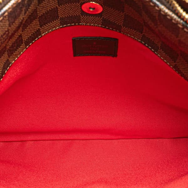 Pre-owned Louis Vuitton Damier Ebene Bloomsbury PM Brown