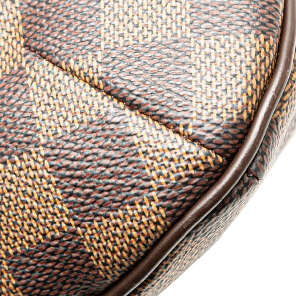 Pre-owned Louis Vuitton Damier Ebene Bloomsbury PM Brown
