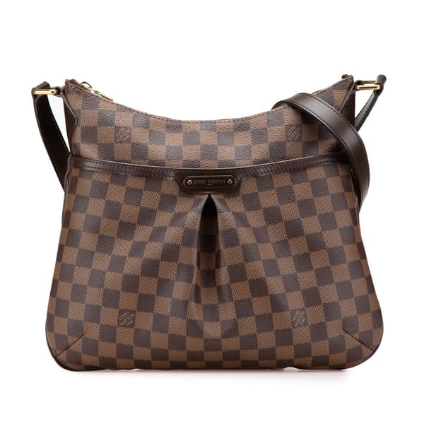 Pre-owned Louis Vuitton Damier Ebene Bloomsbury PM Brown