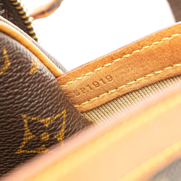 Pre-owned Louis Vuitton Monogram Reporter PM Brown