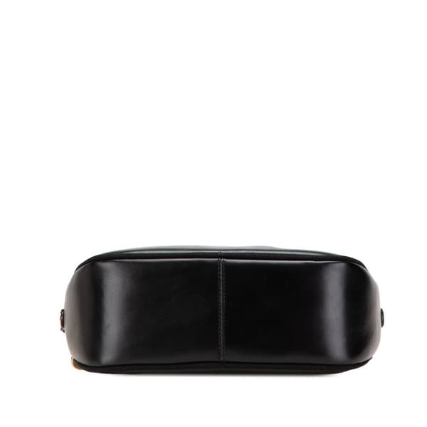 Pre-owned Ferragamo Vara Calfskin Crossbody Black