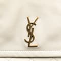 Pikkukuva 7 / 10: Pre-owned Saint Laurent Mini Quilted Lambskin Monogram Nolita Bag White