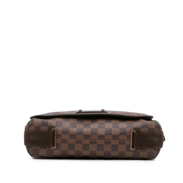 Pre-owned Louis Vuitton Damier Ebene Brooklyn MM Brown