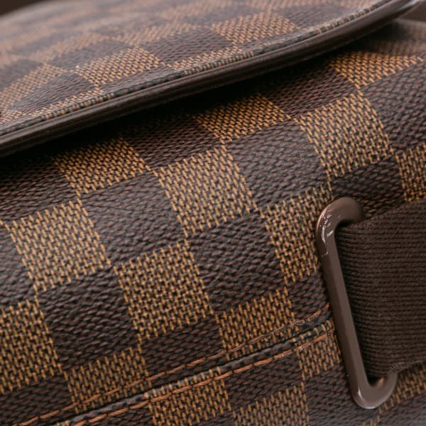 Pre-owned Louis Vuitton Damier Ebene Brooklyn MM Brown