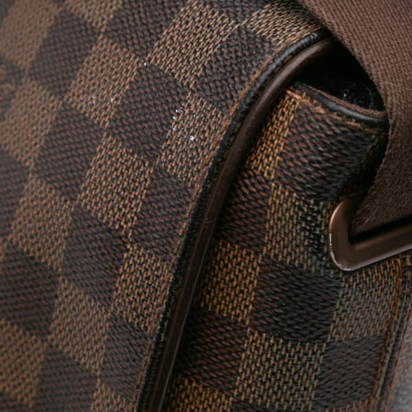 Pre-owned Louis Vuitton Damier Ebene Brooklyn MM Brown