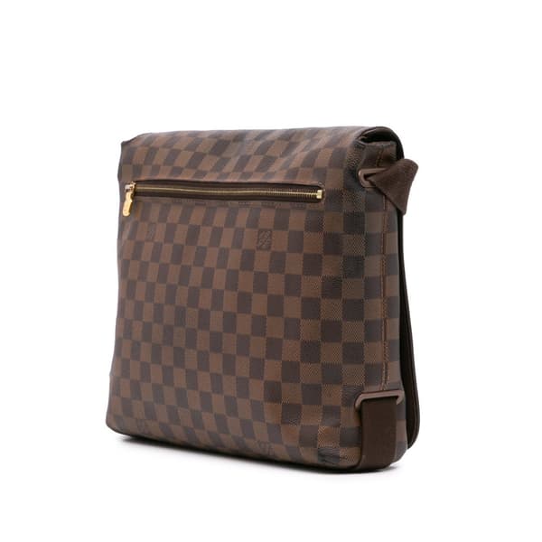 Pre-owned Louis Vuitton Damier Ebene Brooklyn MM Brown