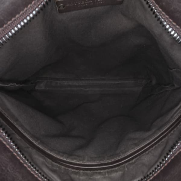 Pre-owned Bottega Veneta Leather Intrecciato Crossbody Brown