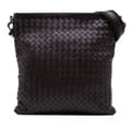 Miniatyrbild 1 av 10: Pre-owned Bottega Veneta Leather Intrecciato Crossbody Brown