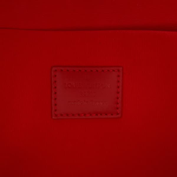 Pre-owned Louis Vuitton Monogram Vernis Pochette Felicie Red