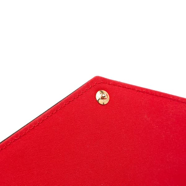 Pre-owned Louis Vuitton Monogram Vernis Pochette Felicie Red