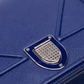 Miniatyrbild 7 av 9: Pre-owned Dior Medium Grained Calfskin Diorama Flap Blue