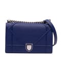 Miniatyrbild 1 av 9: Pre-owned Dior Medium Grained Calfskin Diorama Flap Blue