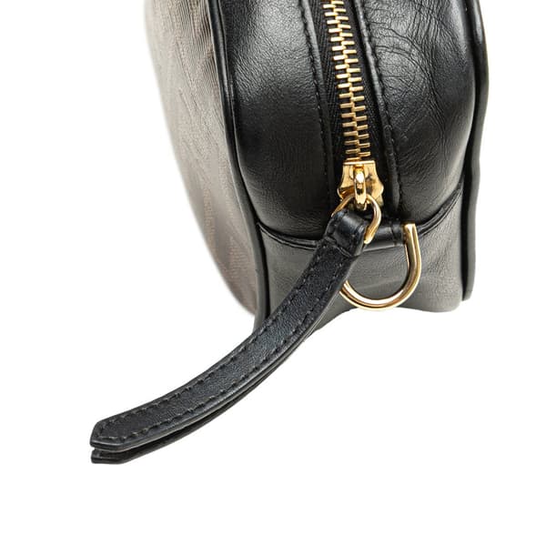 Pre-owned Fendi Zucca Coated Canvas Camera Crossbody Brown