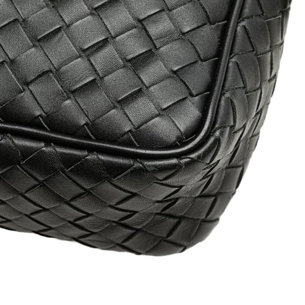 Pre-owned Bottega Veneta Intrecciato Crossbody Black