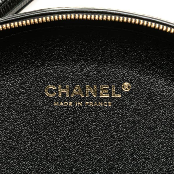 Pre-owned Chanel Chevron Lambskin La Pausa Evening Bag Black