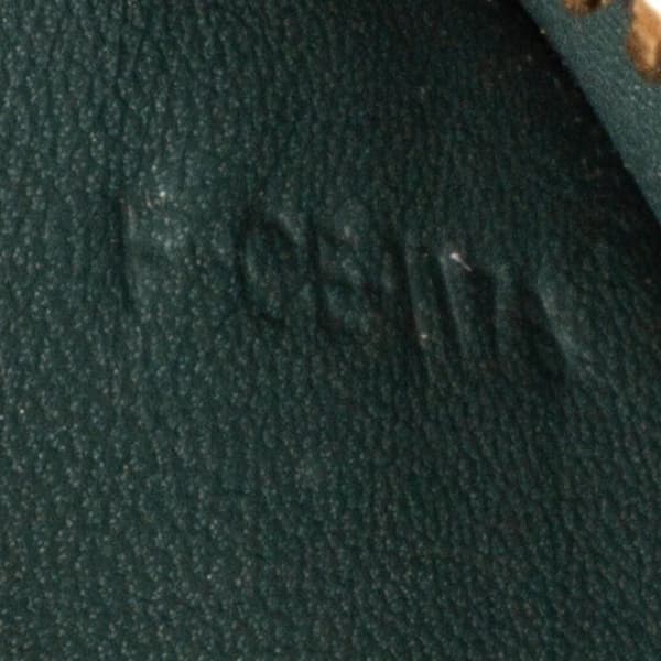 Pre-owned Celine Small Calfskin Classic Box Green