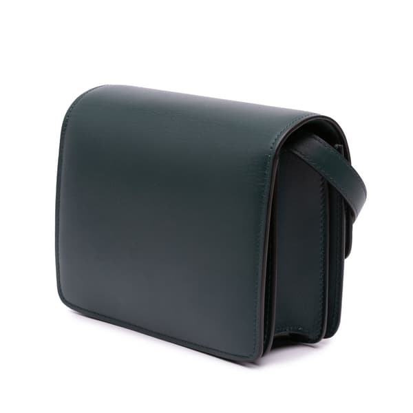 Pre-owned Celine Small Calfskin Classic Box Green