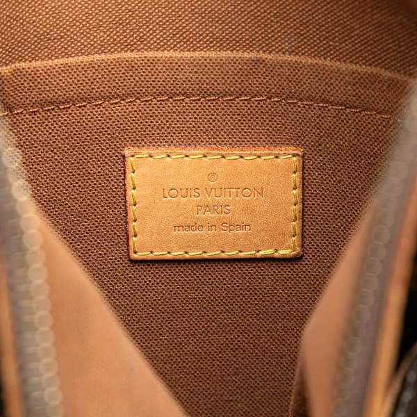 Pre-owned Louis Vuitton Monogram Odeon PM Brown