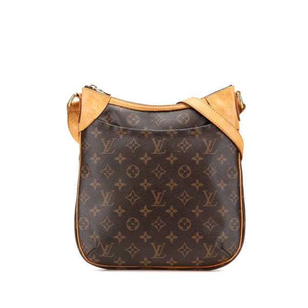 Pre-owned Louis Vuitton Monogram Odeon PM Brown