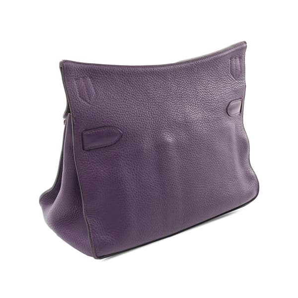 Pre-owned Hermès Clemence Jypsiere 34 Purple