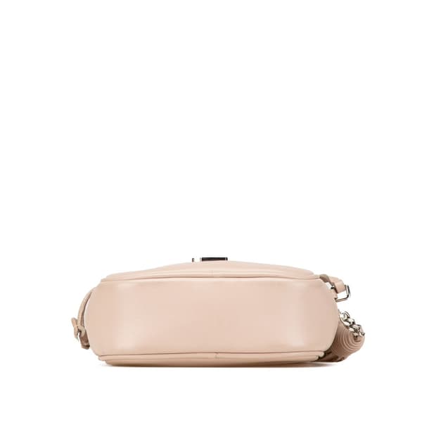 Pre-owned Saint Laurent Nappa Monogram Blogger Bag Brown