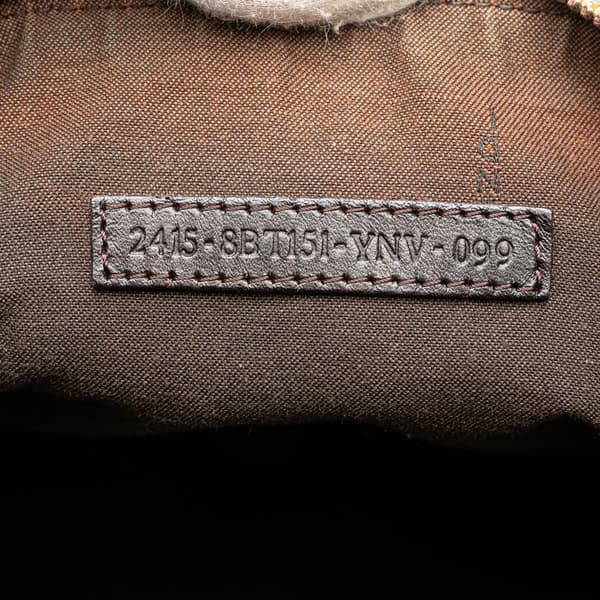 Pre-owned Fendi Zucchino Canvas Crossbody Brown