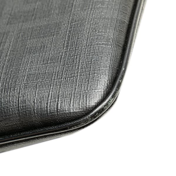 Pre-owned Fendi Zucca Coated Canvas Crossbody Black