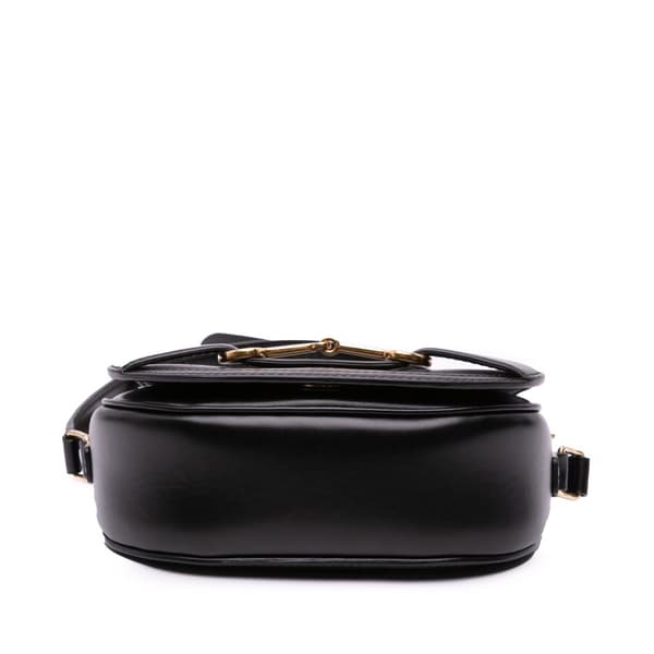 Pre-owned Celine Small Leather Crecy Flap Crossbody Black