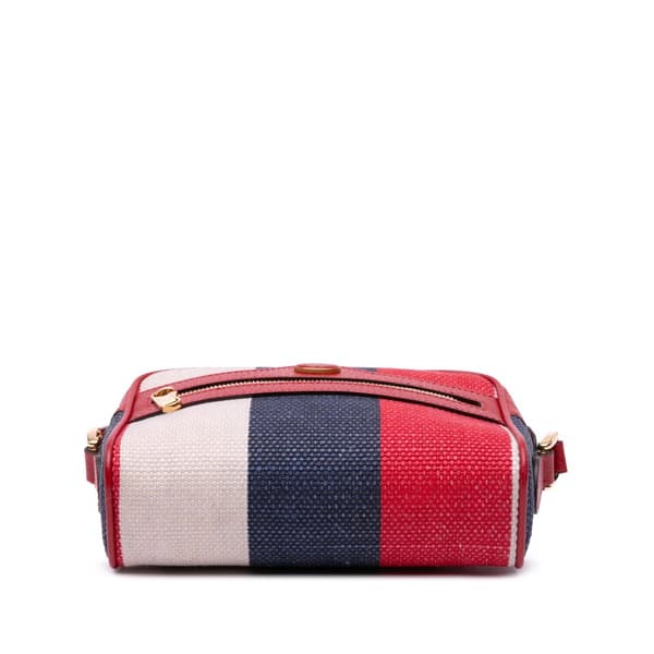 Pre-owned Gucci Mini Canvas Ophidia Crossbody Red