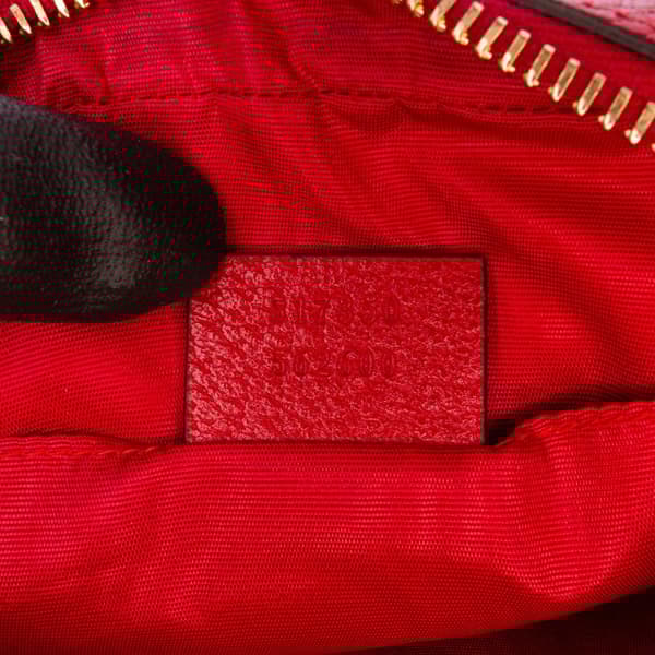 Pre-owned Gucci Mini Canvas Ophidia Crossbody Red