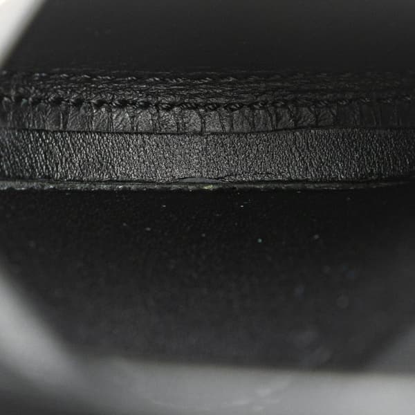 Pre-owned LOEWE Mini Soft Calfskin Heel Pouch Black