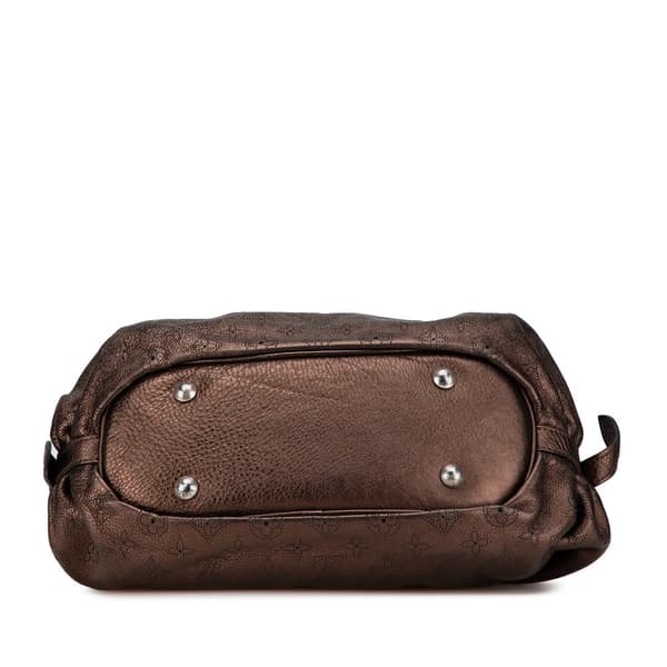 Pre-owned Louis Vuitton Monogram Mahina XS Brown