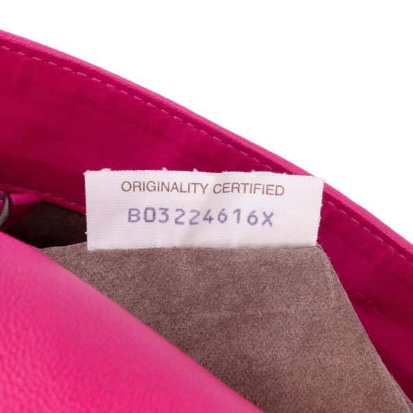 Pre-owned Bottega Veneta Nappa Intrecciato Flap Crossbody Pink