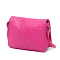 Pikkukuva 2 / 10: Pre-owned Bottega Veneta Nappa Intrecciato Flap Crossbody Pink