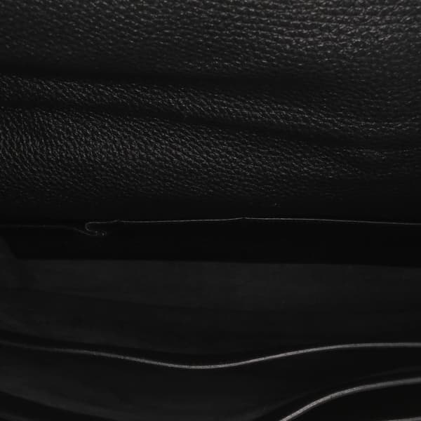 Pre-owned Hermès Togo Sac A Depeches Black