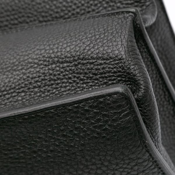 Pre-owned Hermès Togo Sac A Depeches Black