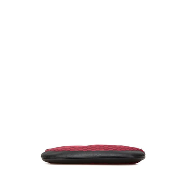 Pre-owned Gucci GG Canvas Crossbody Red
