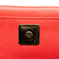 Pikkukuva 7 / 7: Pre-owned Fendi Leather Fendista Pochette Crossbody Red