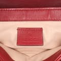 Miniatyrbild 5 av 10: Pre-owned Gucci Super Mini GG Marmont Matelasse Leather Torchon Flap Crossbody Black