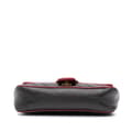 Miniatyrbilde 3 av 10: Pre-owned Gucci Small GG Marmont Matelasse Leather Torchon Flap Crossbody Black