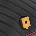 Miniatyrbilde 7 av 10: Pre-owned Gucci Small GG Marmont Matelasse Leather Torchon Flap Crossbody Black