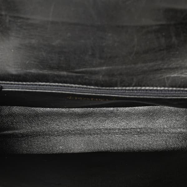 Pre-owned Chanel CC Quilted Lambskin Full Flap Black