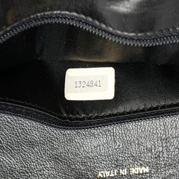 Pre-owned Chanel CC Quilted Lambskin Full Flap Black