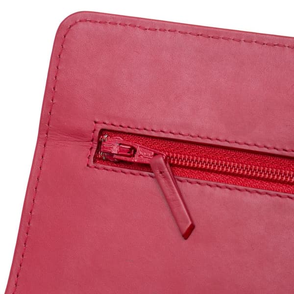 Pre-owned Chanel Paris Dallas CC Patent Goatskin Wallet on Chain Red