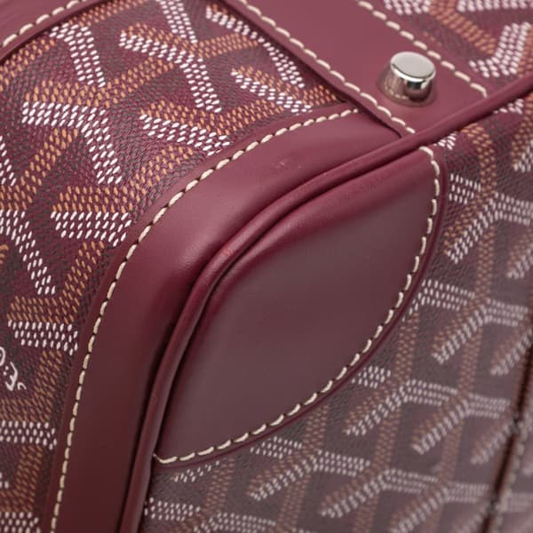 Pre-owned Goyard Goyardine Ambassade PM Red