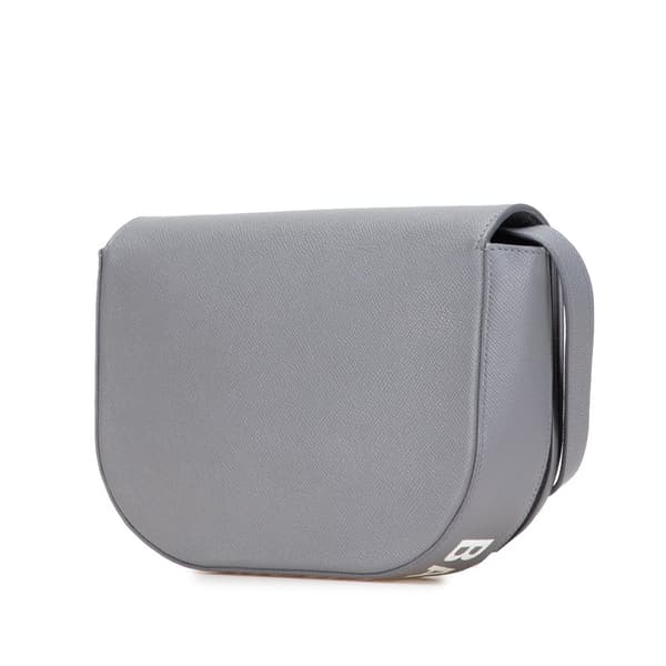 Pre-owned Balenciaga Leather Ville Day S Crossbody Gray