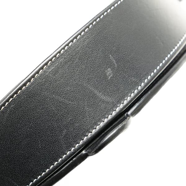 Pre-owned LOEWE Small Leather Heel Pouch Black